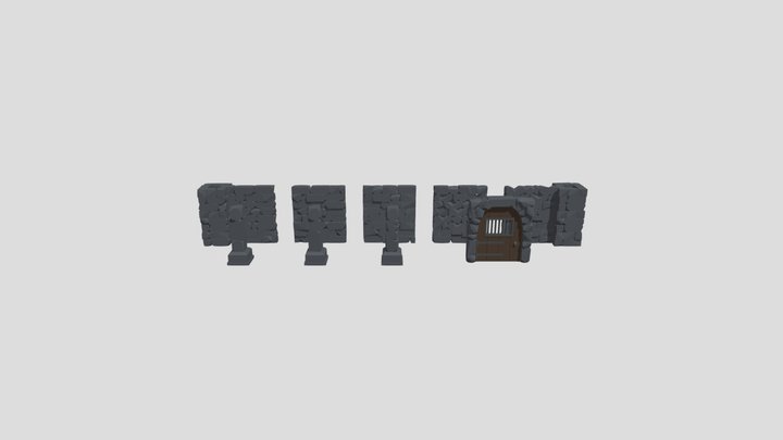 Dungeon Kit 3D Model