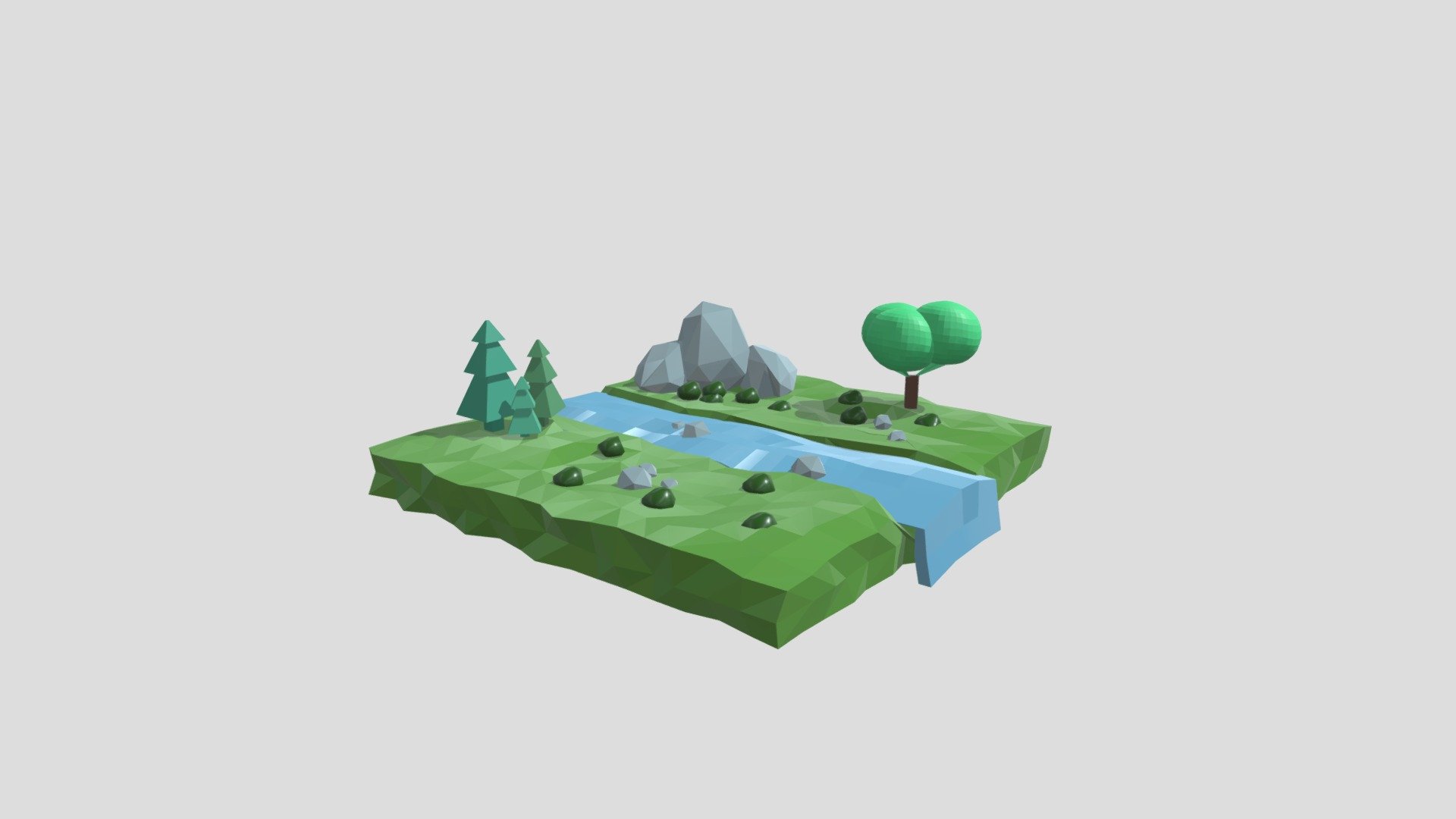 Low Poly Area - 3D model by Arcus.. (@Arcus00) [785a04e] - Sketchfab