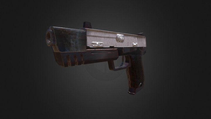 GUN Tomb Raider 3D Model