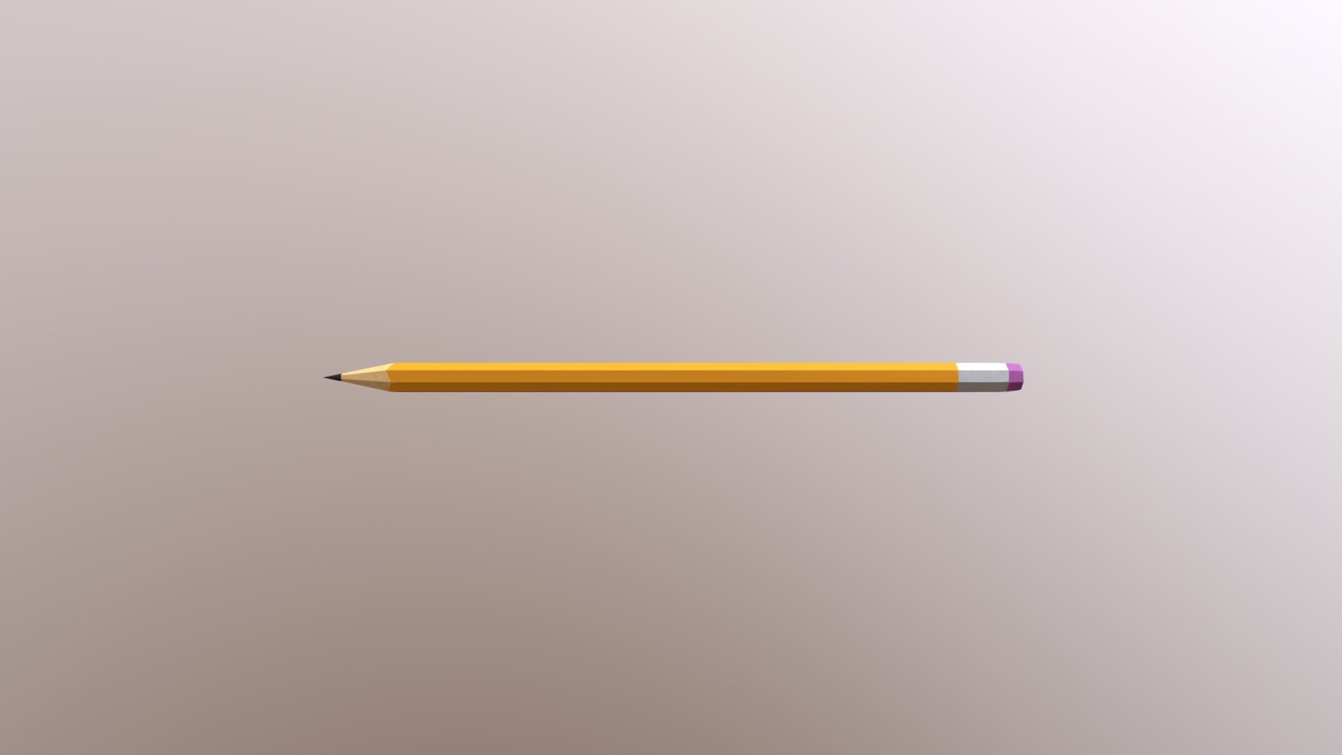 Simple Pencil - 3D model by Ouker [785afd9] - Sketchfab