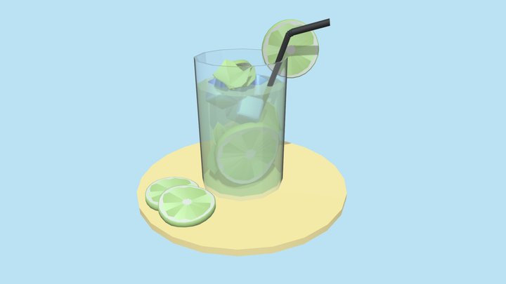 Lime-Lemonade 3D Model