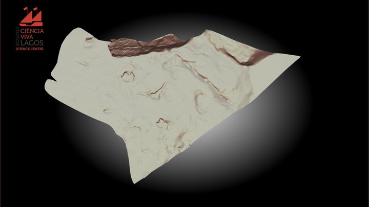 Santa beach tracksite 2 (Algarve, Portugal) 3D Model