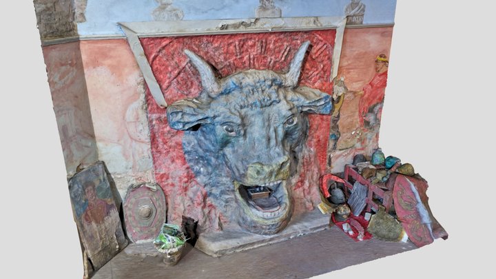 Ron's Place - Minotaur Fireplace 3D Model
