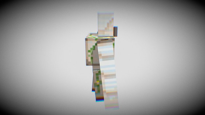 minecraft - iron golem 3D Model