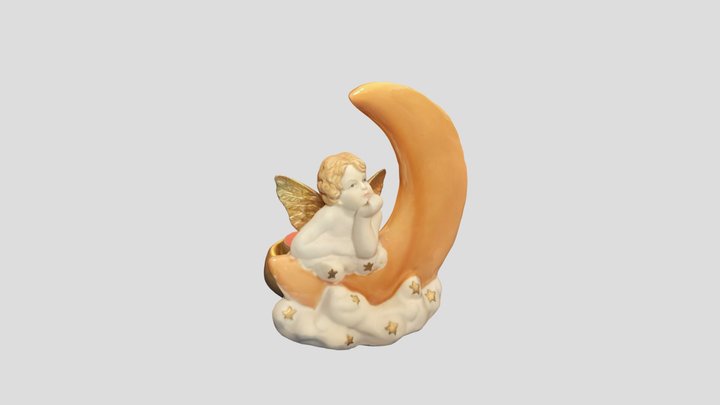 Candlestick angel (3D scan) 3D Model