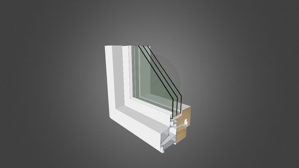 LID1283 Royal inåtg fönsterdörr 3-glas — Sketchfab embed 3D viewer