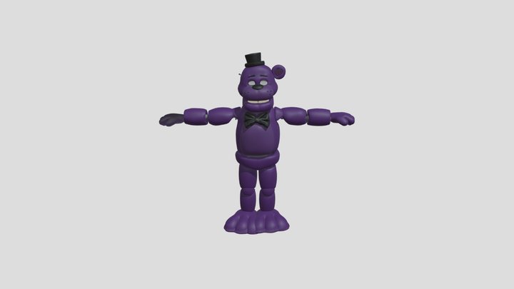Fnaf Movie Shawdow Freddy Snapchat 3D Model