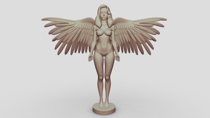 Sexy Angel Demon 3D Model
