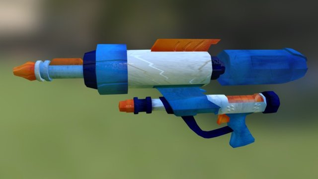 Pistola De Agua 3D Model