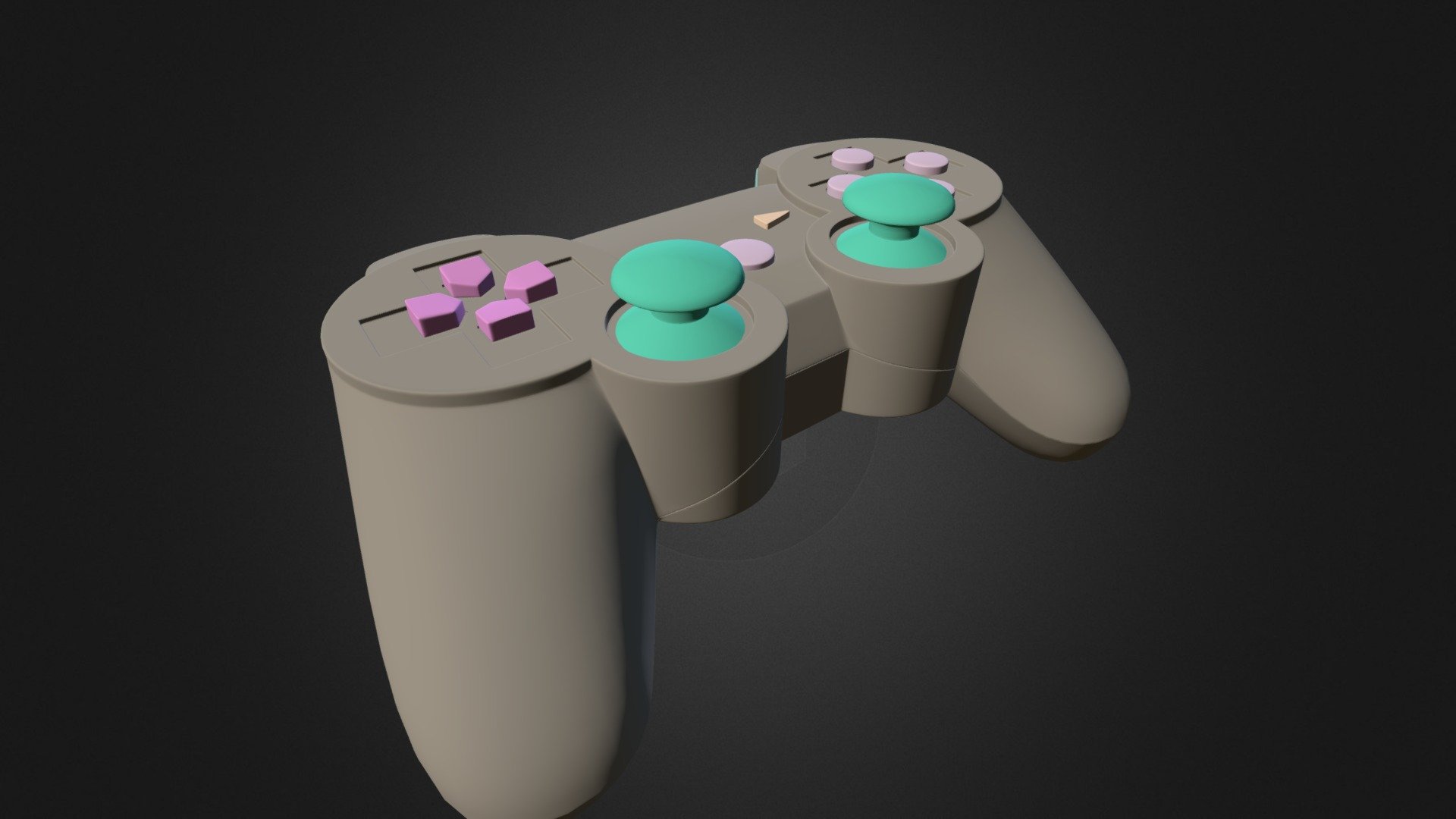 Playstation 3 Controller (Untextured) 3D model by Jan Discart