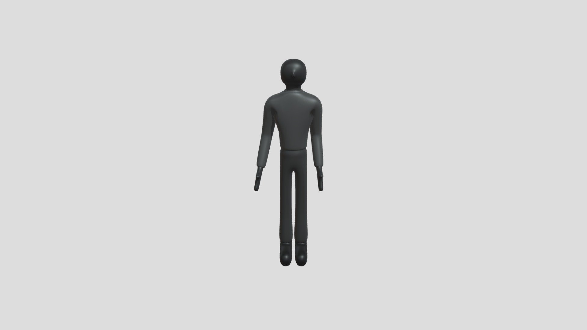 Pose Man For 3D Animation