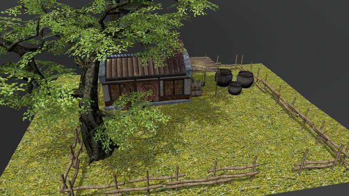 R2013_Ancient House(03) 3D Model