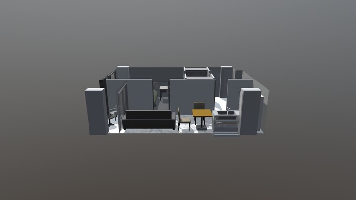 แคนคูน คอนโดมิเนียม ห้องตัวอย่าง 3D Model