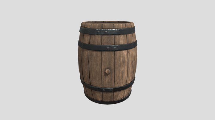 Barrel 3D Model