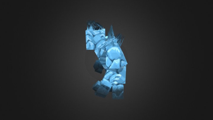 Snow Golem 3D Model