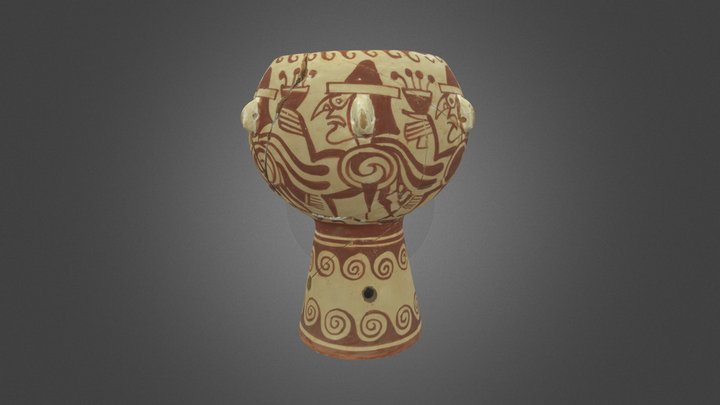 Replica of a Moche Cup 3D Model