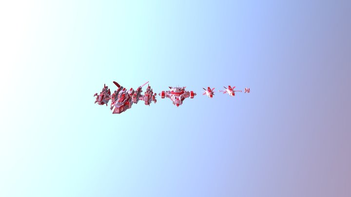 Spaceship Showcase 3D Model