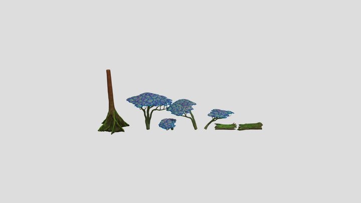 Jungle Foliage Part (2) – Free 3D Model STL