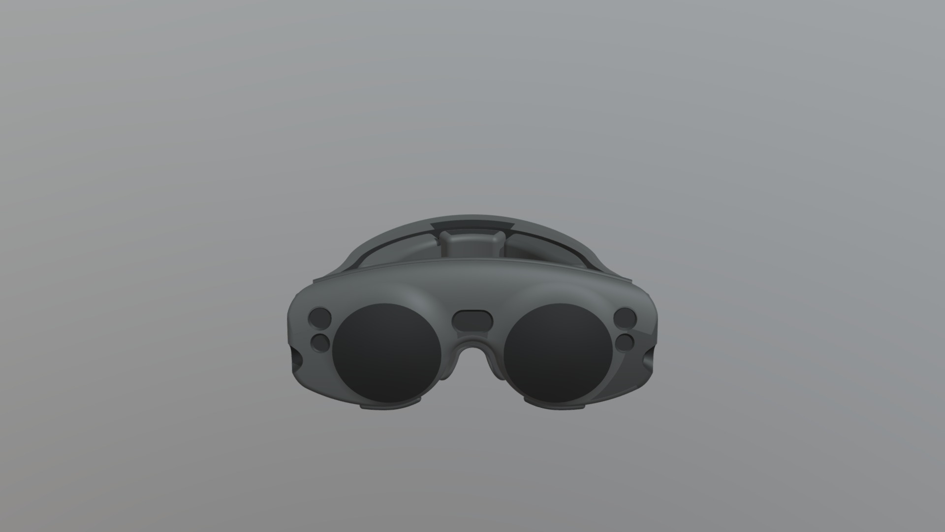 3D model Magic Leap One - This is a 3D model of the Magic Leap One. The 3D model is about a white car with a black rim.