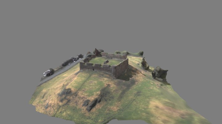 Hume Castle photogrammetry 3D Model