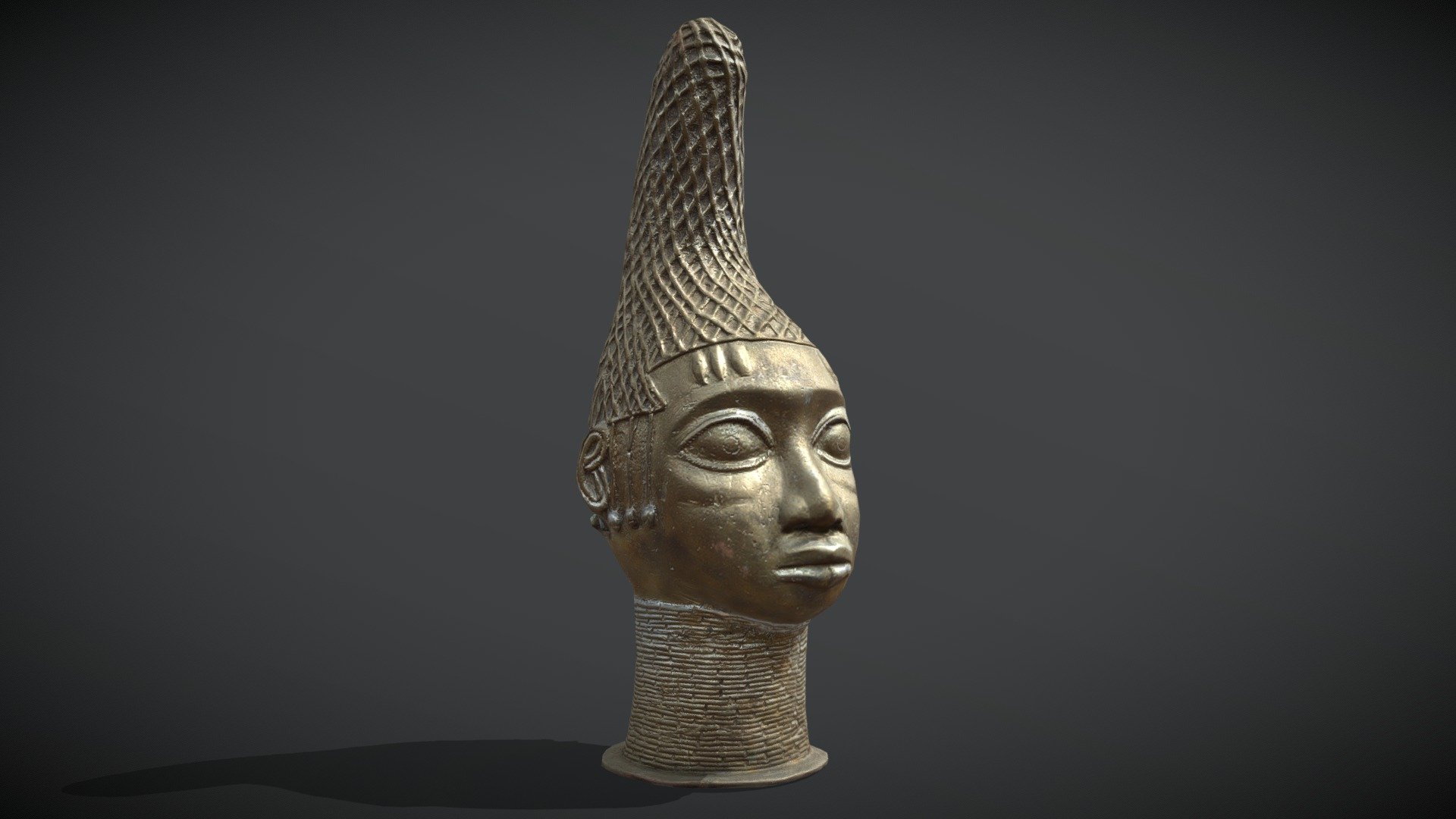 Queen Idia Bronze Head - Buy Royalty Free 3D model by AfroArt Studios ...