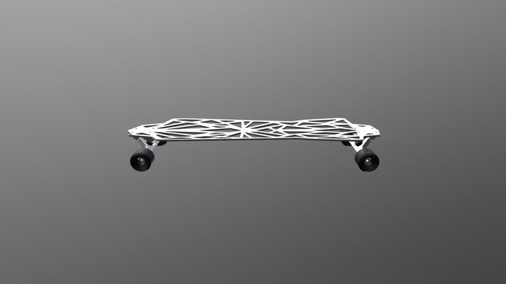 Aluminum Longboard 3D Model