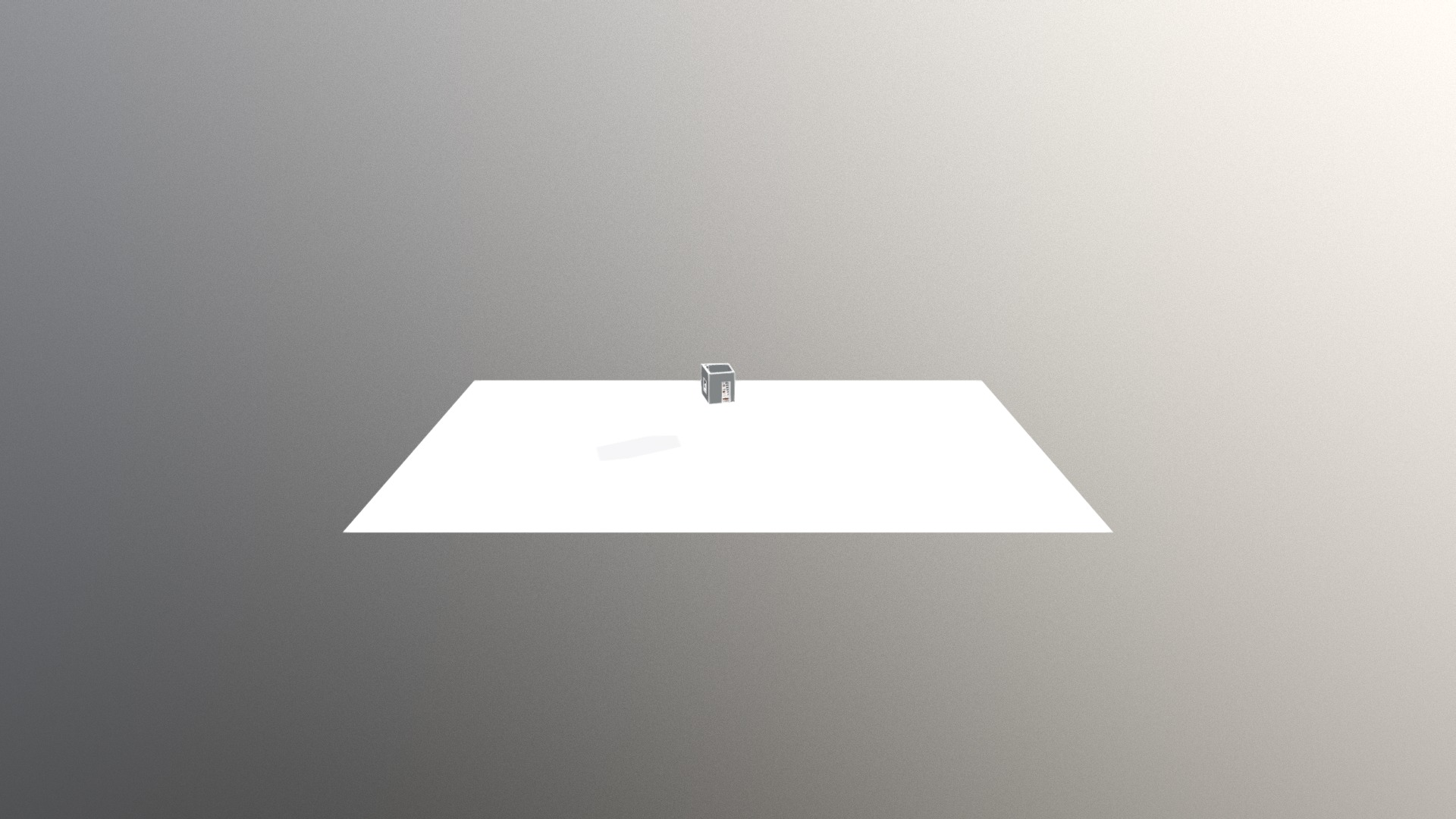3D model Loft Spaces - This is a 3D model of the Loft Spaces. The 3D model is about a white ceiling light.