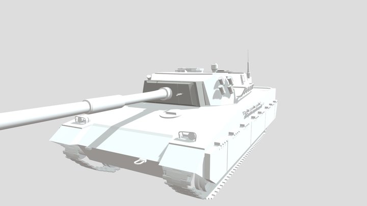 Simple Tank1 3D Model