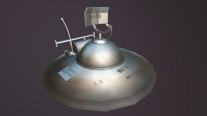U.F.O - SpaceShip 3D Model