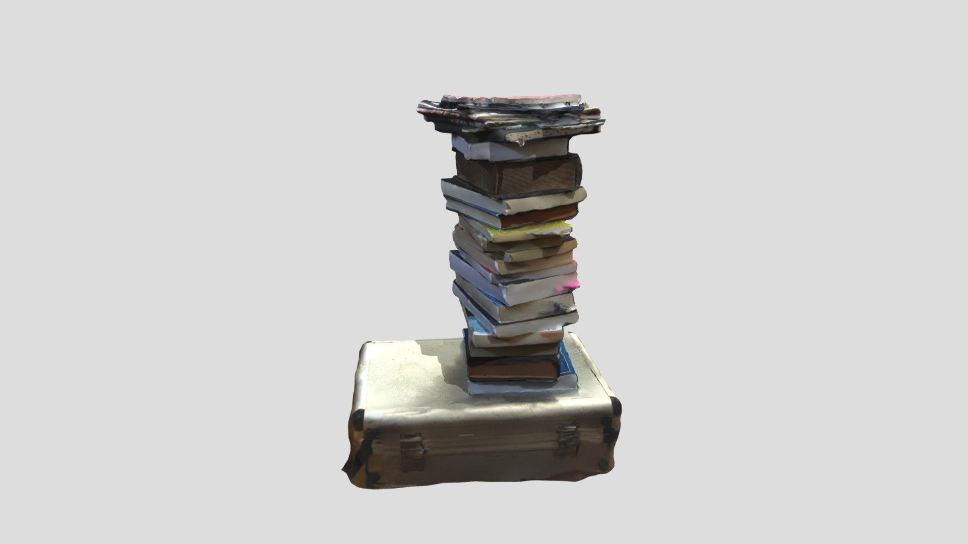 Psychedelic Bookstack 3 - Download Free 3D model by Skyler Young ...