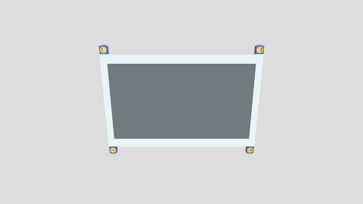 LCD Screen 3D Model