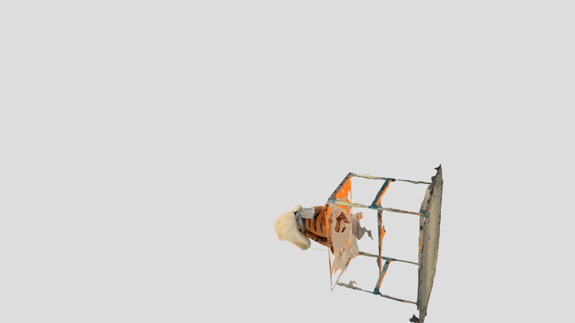 T273_TigerOnWhiteGlassLamp — Sketchfab embed 3D viewer