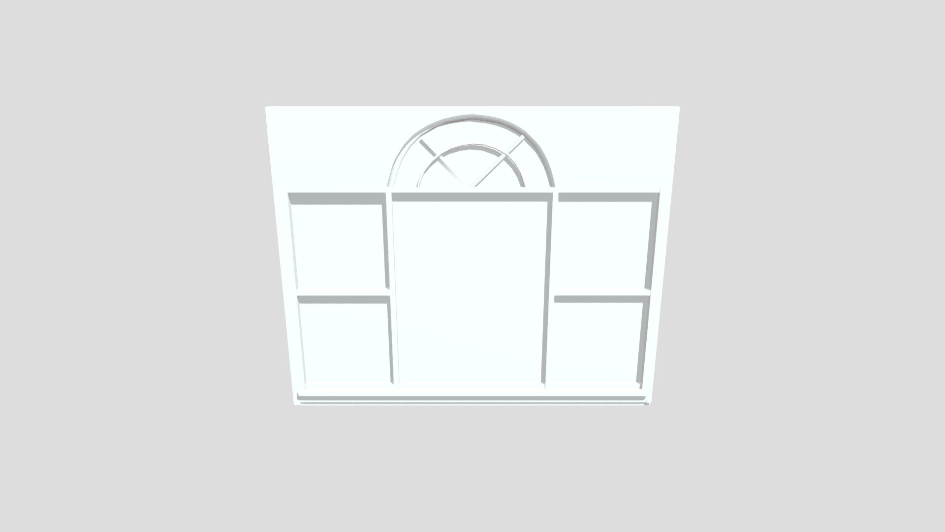 Five panes window