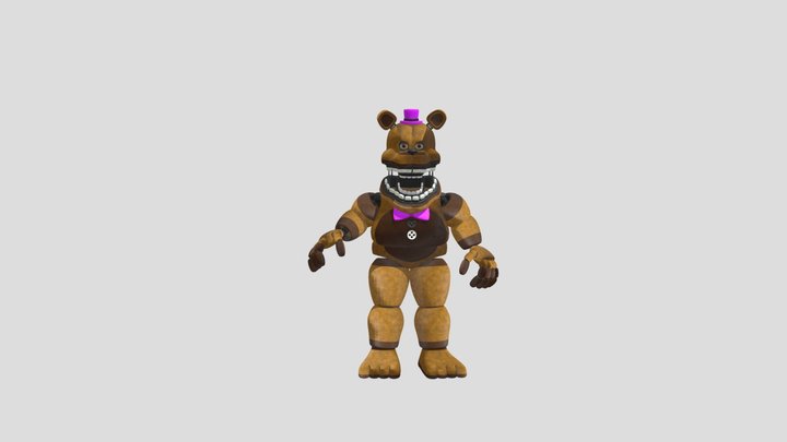 Fredbear V3 Rigged2 3D Model