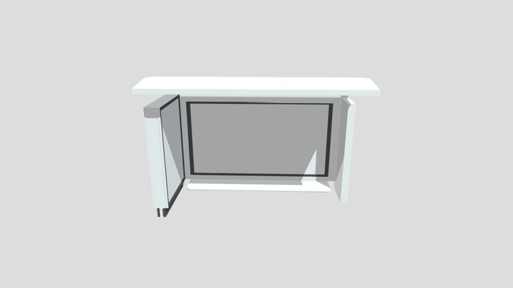 Bus Stop 3D Model