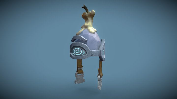 Gnome Mining Helmet 3D Model