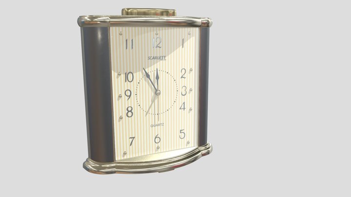 Scarlett-clock 3D Model
