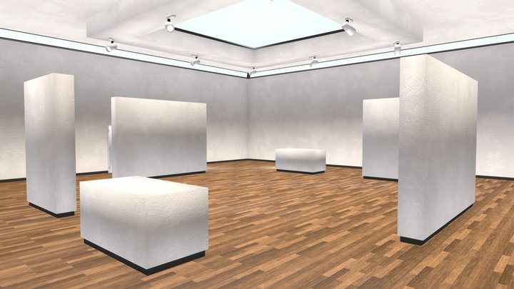 VR ready showroom interior product visualization 3D Model