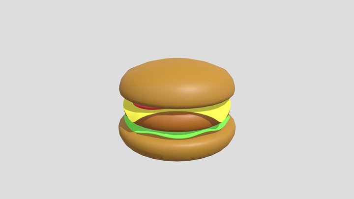 Burger 3D Model