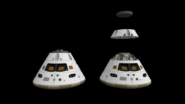 Orion Capsule 3D Model