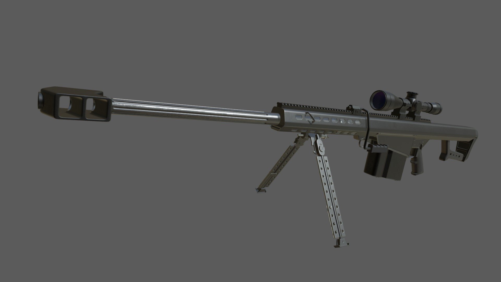 Barrett M82 Sniper Rifle - 3D model by latice [7871c8f] - Sketchfab