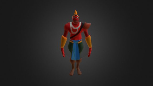 Red Ogre 3D Model