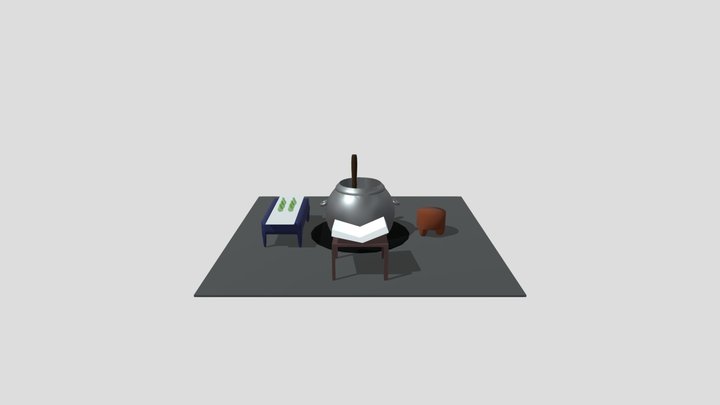 Witch's Hut 3D Model
