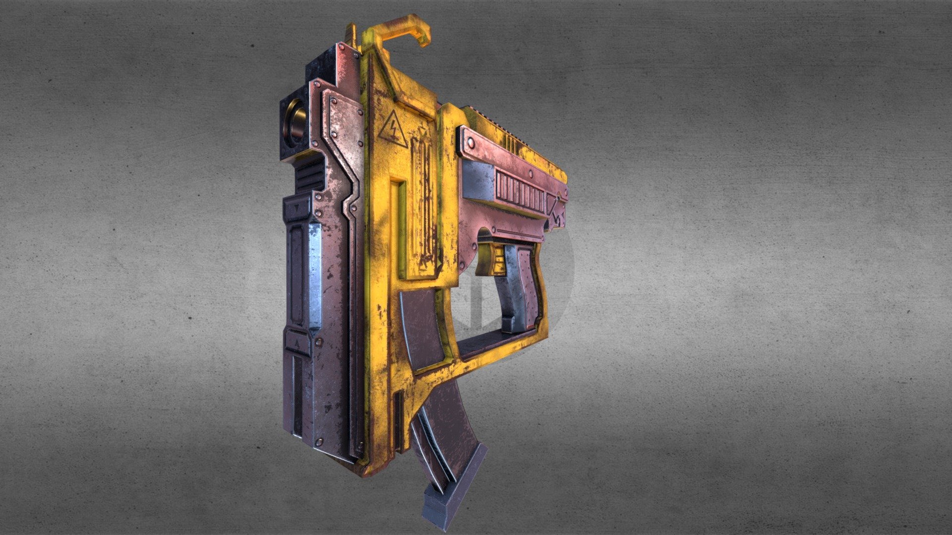 Cg Cookie Pistol 2 - 3d Model By Fenes.octavian.romulus (@fenes 