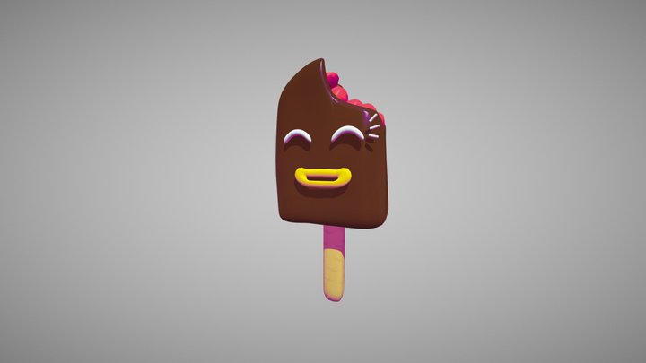 Kawai Ice-Cream 3D Model