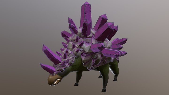 Crystal Turtle 3D Model