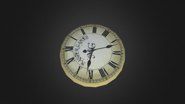 Zidni sat - Wall watch 3D Model