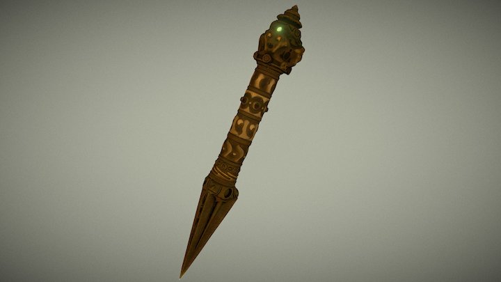 Egyptian dagger 3D Model