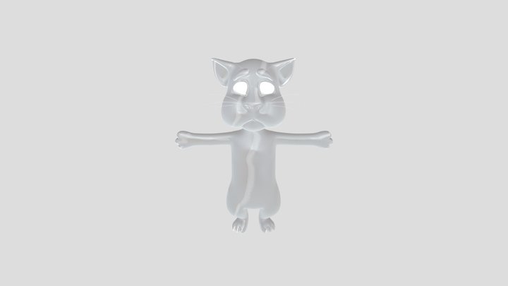 Cat Cartoon – Modello 3D gratuito STL