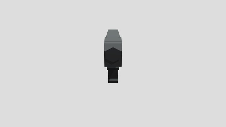 Low Poly Pistol 3D Model